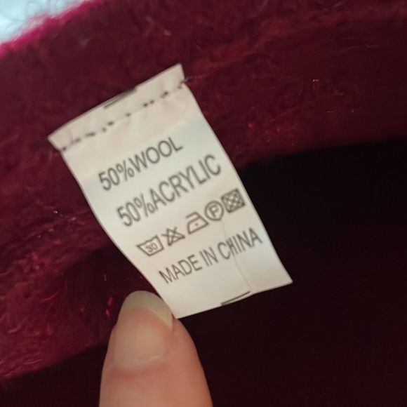 Light Rust, Pumpkin Spice French Beret Hat with Classic Tail at Center T… - Picture 8 of 8